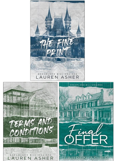 Lauren Asher Dreamland Billionaires Series Collection 3 Books Set (The Fine Print, Terms and Conditions, Final Offer)